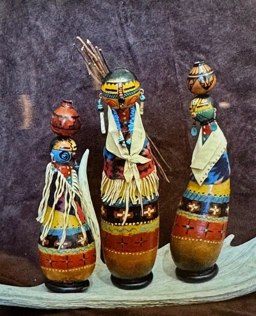 Gourds-Spirit Dolls-Acrylic 3.16.26-4